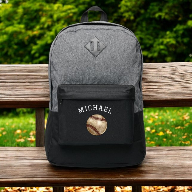 Boys Baseball Ball Kids Sports School Port Authority® Backpack (Creator Uploaded)