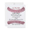 Boy's Baseball Birthday Party Invitation
