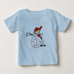 Boy's Baseball I'm 2 Tshirts and Gifts