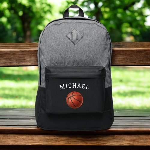 Boys Basketball Ball Kids Sports School Port Authority Backpack