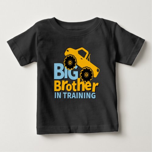 Boys Big Brother In Training Baby Announcement  Baby T_Shirt