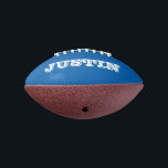 Boys Birthday gift idea Personalized mini football<br><div class="desc">Boys Happy Birthday gift idea Custom name mini football. Cool sports present for children. Add your own personalized name or message. Customizable color for favorite team. Cute ball game for great son, grandson, nephew, cousin, little brother, friend, family, grandchildren, teen, teenager, coach, dad, players, fans etc. Also nice as Christmas...</div>