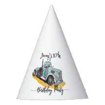 Boys Birthday Party Blue Semi Truck