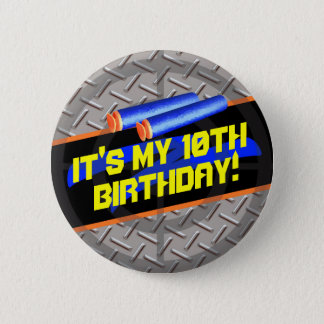 Boys Birthday Party Dart Wars Foam Laser Tag Kids Button