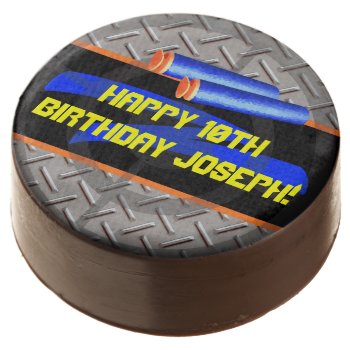 Boys Birthday Party Dart Wars Laser Tag Foam Decor Chocolate Covered Oreo by CustomInvites at Zazzle