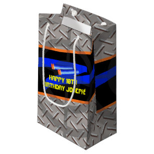 Laser Gift Bags Zazzle Boys Birthday Party Dart Wars Laser Tag Foam Decor Small Gift Bag