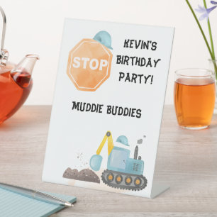 Boys Birthday party FOOD SIGNS