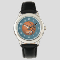 Boys Blue Sports Basketball Kids Watch