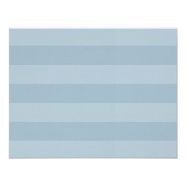 Boys Blue Stripe Baptism Invitation