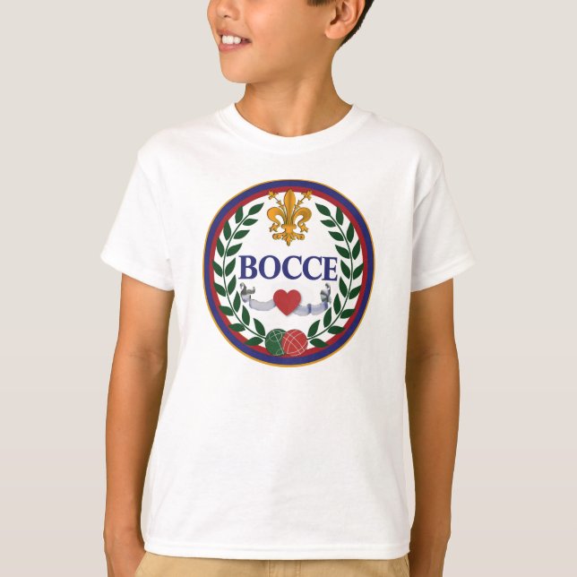 Boy's Bocce logo t-shirt (Front)