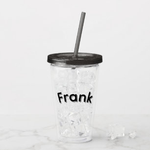 Boys Called Frank, Acrylic Tumbler