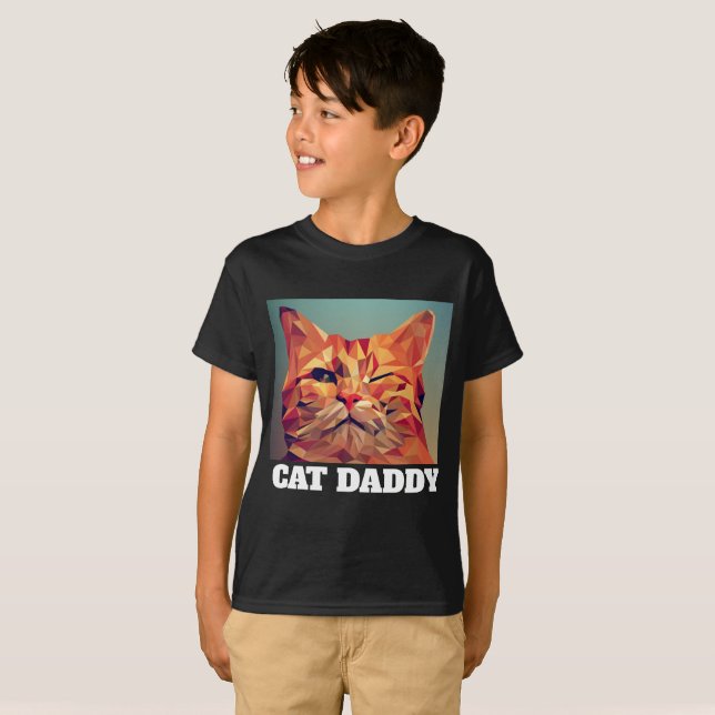 BOYS CAT DADDY DAD T-Shirts (Front Full)