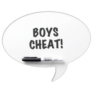 Boys Cheat Dry-Erase Board