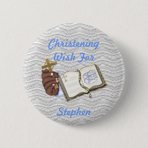 Boys Christenings Book Button