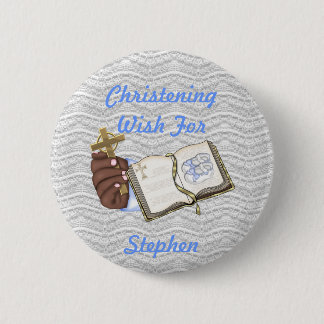 Boys Christenings Book Button