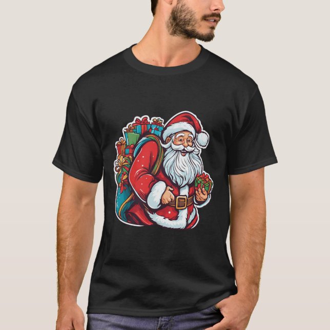 Boys Christmas T-Shirt | Festive Holiday Tee for K (Front)