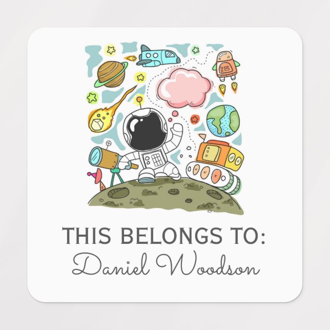 Boy's Clothing Kids' Labels (Design 1)