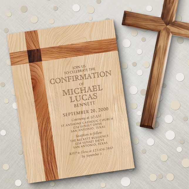Boys' Confirmation Invitation (Creator Uploaded)