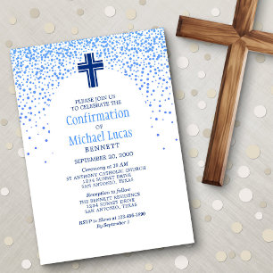 Boys' Confirmation Invitation