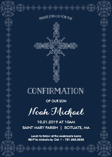 confirmation invitations zazzle
