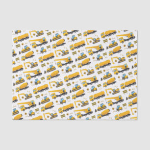 Boys Construction Dump Trucks Party Supplies Tissue Paper