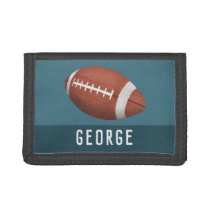 Boys Cool and Sporty American Football Kids Tri-fold Wallet