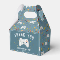 Boys Cool Blue Video Game Kids Birthday