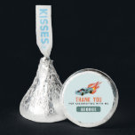 Boys Cool Racing Car Kids Birthday  Hershey®'s Kisses®<br><div class="desc">This modern and cool boys 7th birthday favor design features a car with wheels and hot flames. The kisses can be personalized with a name. The perfect addition to your hot car party!</div>