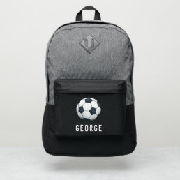 Boys Cool Sports Soccer Kids School Port Authority&#174; Backpack