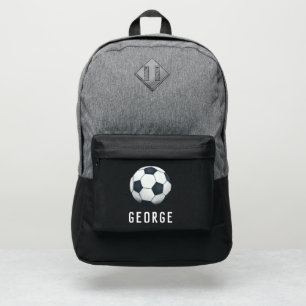 Outlets Girls Soccer Backpack | Personalized Backpacks | Kids | Custom Print Monogrammed Initials-Trophy-Plain | Cool Kids Backpacks