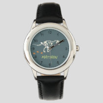 Boys Cool T-Rex Dinosaur Dig Kids Watch