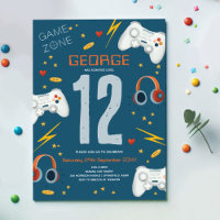 Boys Cool Video Game Kids 12th Birthday
