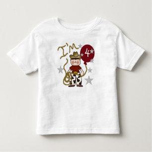 Boys Cowboy Birthday Toddler T-shirt