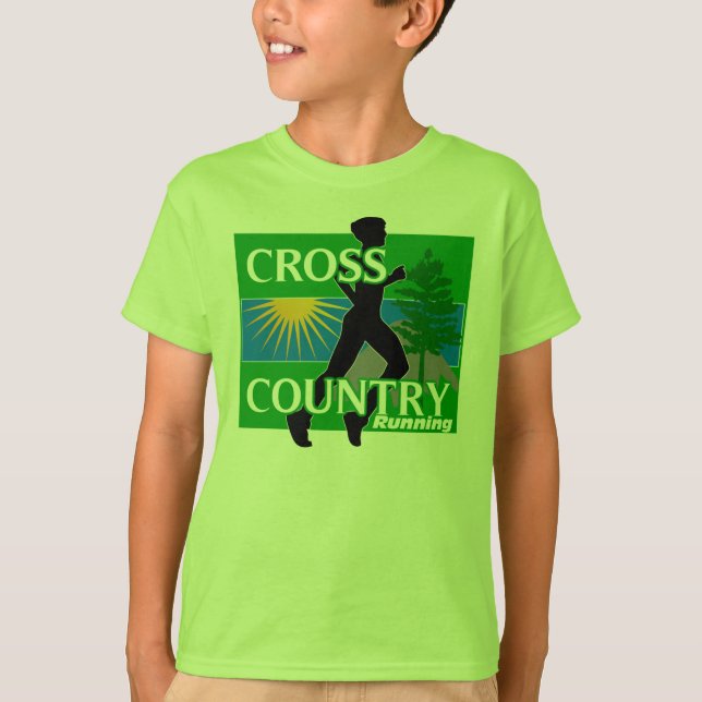 Boys Cross Country Running T-Shirt (Front)