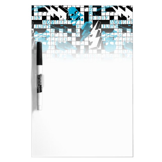 Boy's crossword puzzle dry erase board (Front)