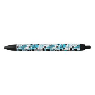 Boy's crossword puzzle pen