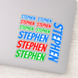 Boys Custom Name Vinyl Decals Personalized