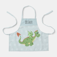 Boys Cute and Magical Green Dragon Kids