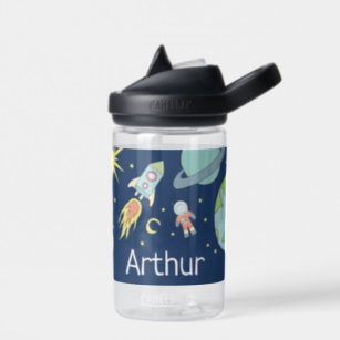 Personalized Gift For Amazing Grandson Outer Space- Kid Water Bottle Kids  Water Bottle 31265