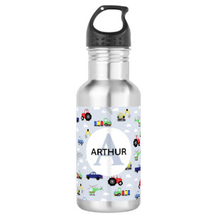 Personalized Photo Train Water Bottle