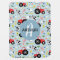 Boys Cute Farm Animal Tractor Pattern & Name