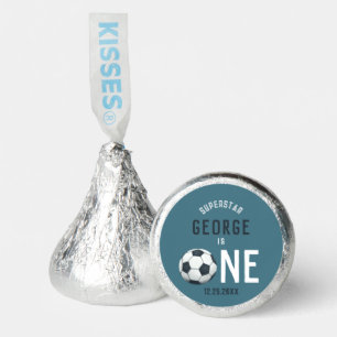 Boys Cute First Birthday Soccer Sports Hershey®'s Kisses®