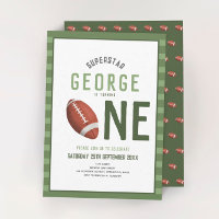Boys Cute Football Sports Kids 1st Birthday