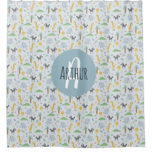 Safari Jungle Animal Shower Curtains | Zazzle Safari Jungle Animal Shower Curtains | Zazzle