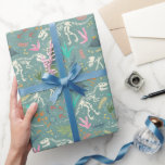 Boys Cute Jurassic Dinosaur Fossil Kids Birthday Wrapping Paper<br><div class="desc">This cute and modern boys birthday wrapping paper design features a t-Rex dinosaur skeleton illustration,  with Jurassic plants,  dinosaur fossils,  and other archaeology themed illustrations. The perfect dinosaur dig themed wrapping for your child’s dino birthday!</div>