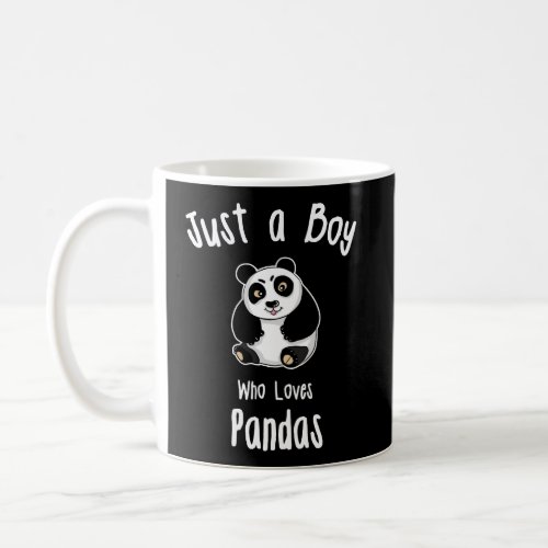 Boys Cute Panda Coffee Mug