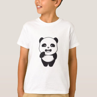 Boys' cute panda t-shirt