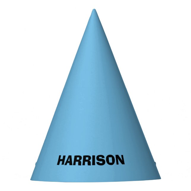 Boys Cute Travel Airplane Kids Birthday Custom Party Hat (Front)