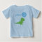 Boys Dinosaur Balloon 1st Birthday T Shirt
