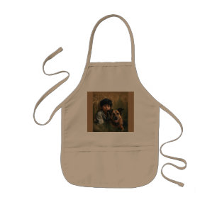 Boy's dog mission kids' apron